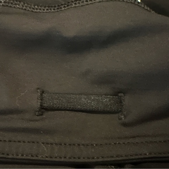 LULULEMON Leggings Womens 8 Black Cropped Reflective Mesh Yoga Athletic Training - Picture 11 of 16